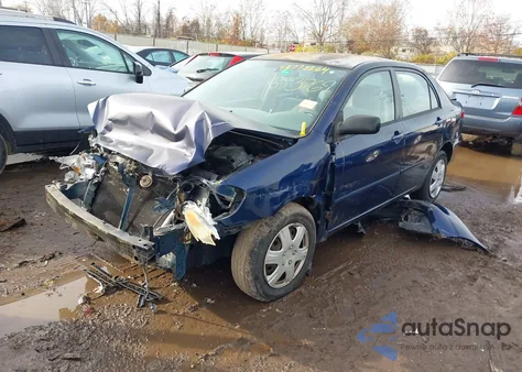 2006 Toyota Corolla Le z USA, uszkodzony, nr VIN 2T1BR32E76C653769